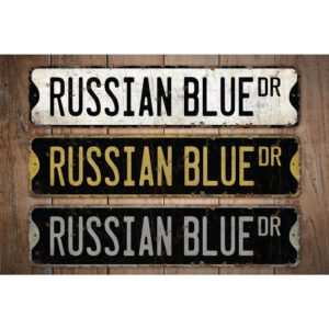 Russian-Blue-Dr-Premium-Quality-Rustic-Metal-Sign-Images