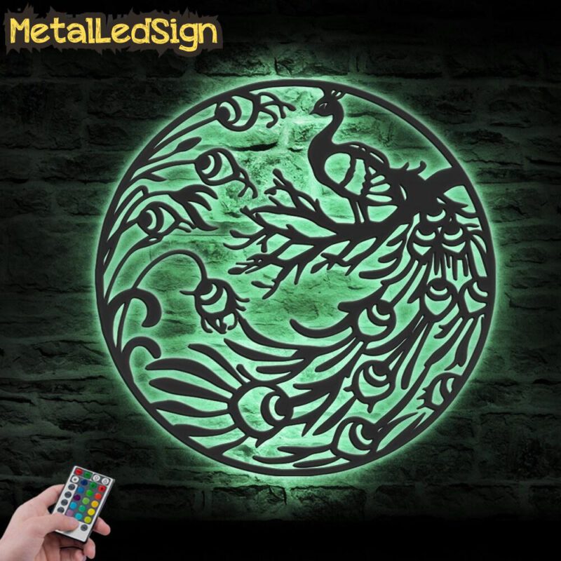 Ryounoart-Peacock-Bird-Metal-Wall-Art-LED-Light-7.jpg