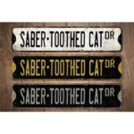 Saber-Toothed-Cat-Premium-Quality-Rustic-Metal-Sign-Images