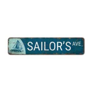 Sailors-Avenue-Sign-Premium-Quality-Rustic-Metal-Sign-2