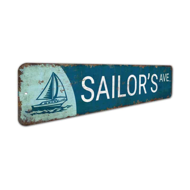 Sailors-Avenue-Sign-Premium-Quality-Rustic-Metal-Sign-3