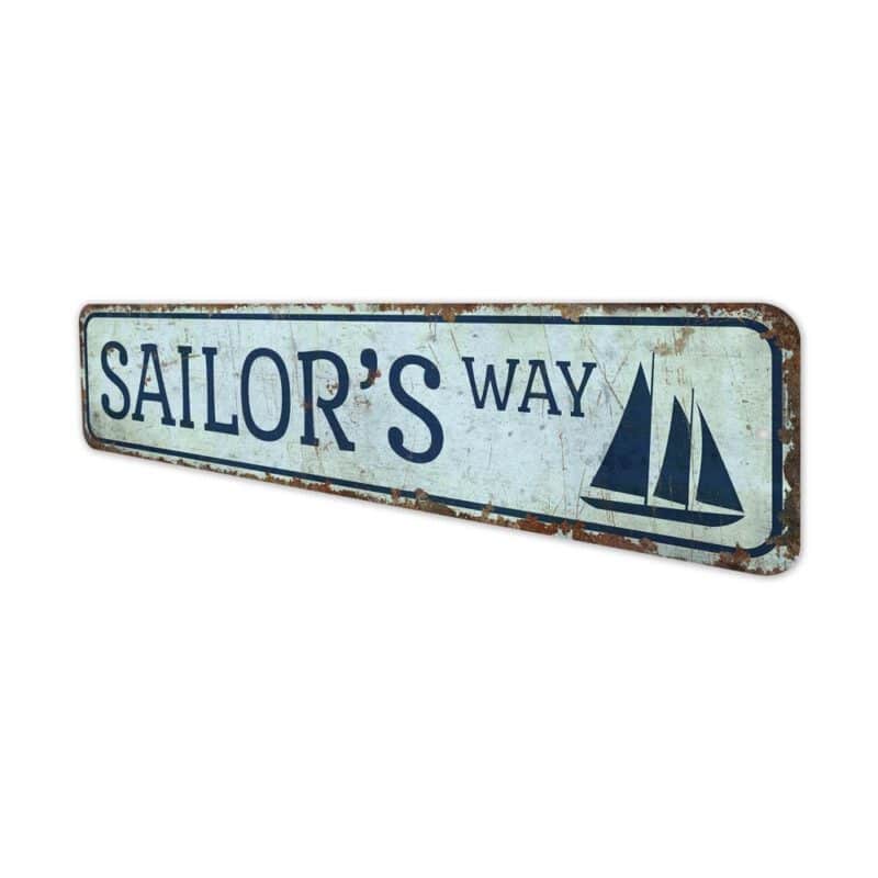 Sailors-Way-Sign-Premium-Quality-Rustic-Metal-Sign-4