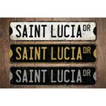 Saint-Lucia-Premium-Quality-Rustic-Metal-Sign-Images