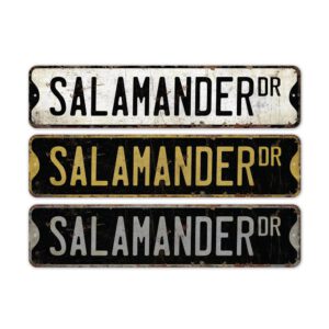 Salamander-Premium-Quality-Rustic-Metal-Sign-2