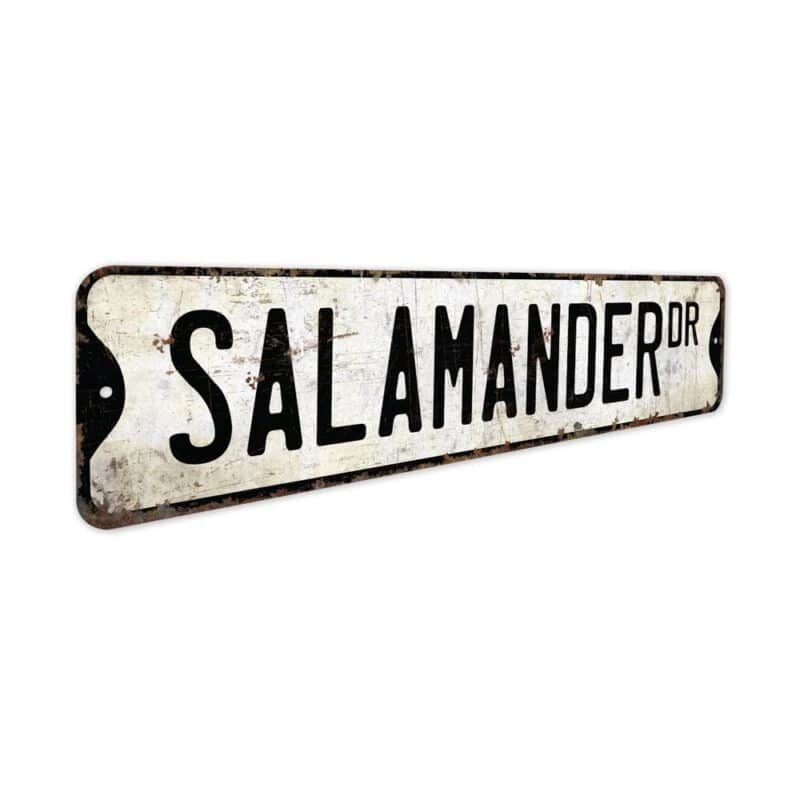 Salamander-Premium-Quality-Rustic-Metal-Sign-3