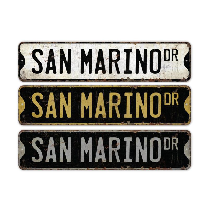 San-Marino-Premium-Quality-Rustic-Metal-Sign-2