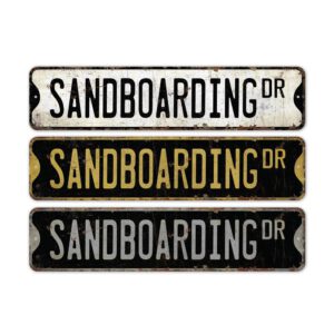 Sandboarding-Premium-Quality-Rustic-Metal-Sign-2