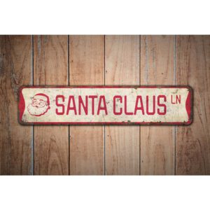 Santa-Claus-LN-Sign-Premium-Quality-Rustic-Metal-Sign-Images