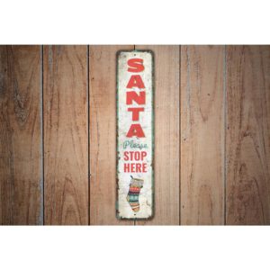 Santa-Please-Stop-Here-Sign-Premium-Quality-Rustic-Metal-Sign-Images