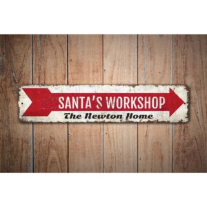 Santas-Workshop-Premium-Quality-Rustic-Metal-Sign-Images-1