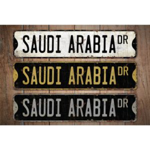 Saudi-Arabia-Premium-Quality-Rustic-Metal-Sign-Images