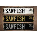 Sawfish-Premium-Quality-Rustic-Metal-Sign-Images