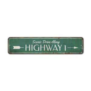 Scenic-Drive-Highway-Premium-Quality-Rustic-Metal-Sign-2