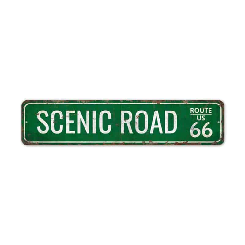 Scenic-Road-Sign-Premium-Quality-Rustic-Metal-Sign-2