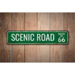 Scenic-Road-Sign-Premium-Quality-Rustic-Metal-Sign-Images