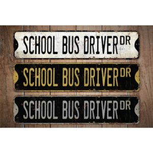 School-Bus-Driver-Premium-Quality-Rustic-Metal-Sign-Images