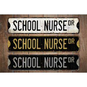 School-Nurse-Premium-Quality-Rustic-Metal-Sign-Images