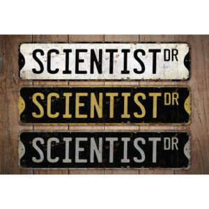 Scientist-Premium-Quality-Rustic-Metal-Sign-Images