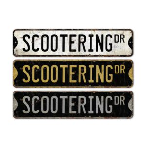 Scootering-Premium-Quality-Rustic-Metal-Sign-2