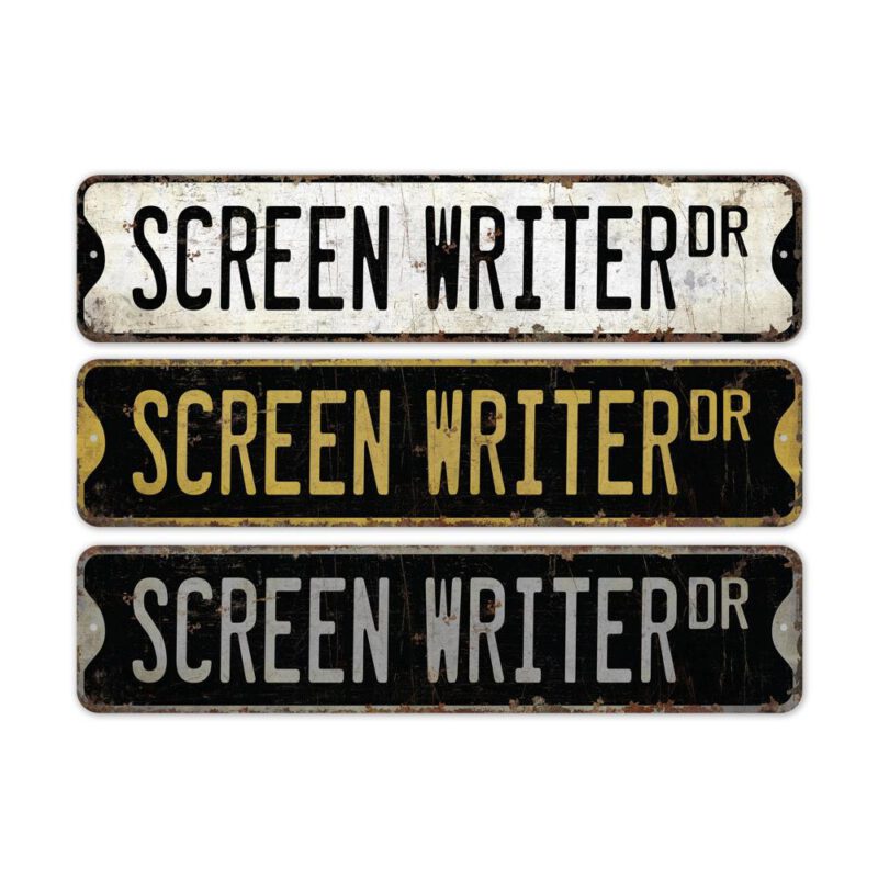 Screen-Writer-Premium-Quality-Rustic-Metal-Sign-2