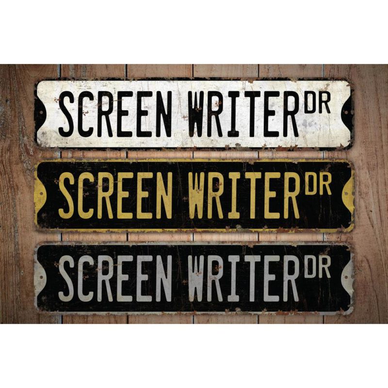 Screen-Writer-Premium-Quality-Rustic-Metal-Sign-Images