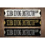 Scuba-Diving-Instructor-Premium-Quality-Rustic-Metal-Sign-Images