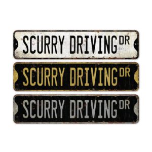 Scurry-Driving-Premium-Quality-Rustic-Metal-Sign-2