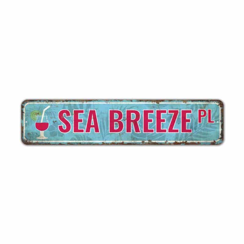 Sea-Breeze-Place-Sign-Premium-Quality-Rustic-Metal-Sign-2