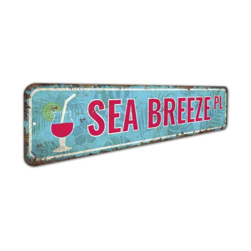 Sea-Breeze-Place-Sign-Premium-Quality-Rustic-Metal-Sign-3