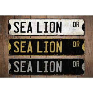 Sea-Lion-Premium-Quality-Rustic-Metal-Sign-Images