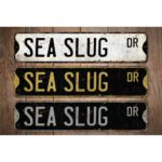 Sea-Slug-Premium-Quality-Rustic-Metal-Sign-Images