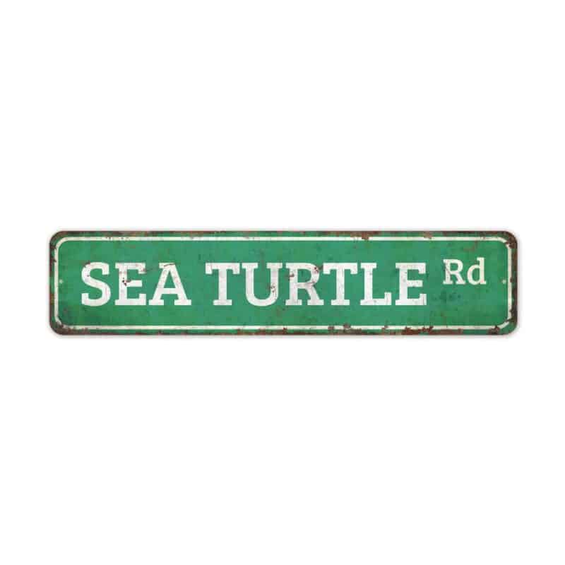 Sea-Turtle-Road-Premium-Quality-Rustic-Metal-Sign-2