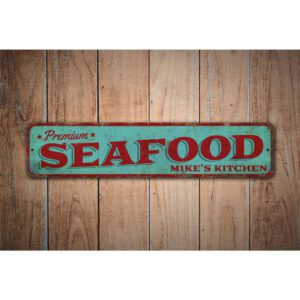 Seafood-Sign-Premium-Quality-Rustic-Metal-Sign-Images