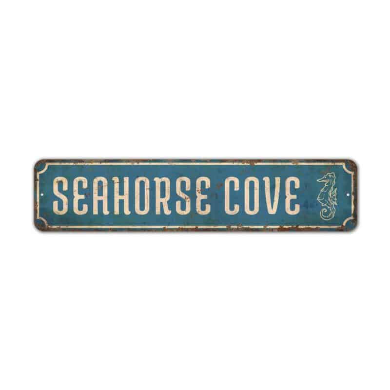 Seahorse-Cove-Sign-Premium-Quality-Rustic-Metal-Sign-2