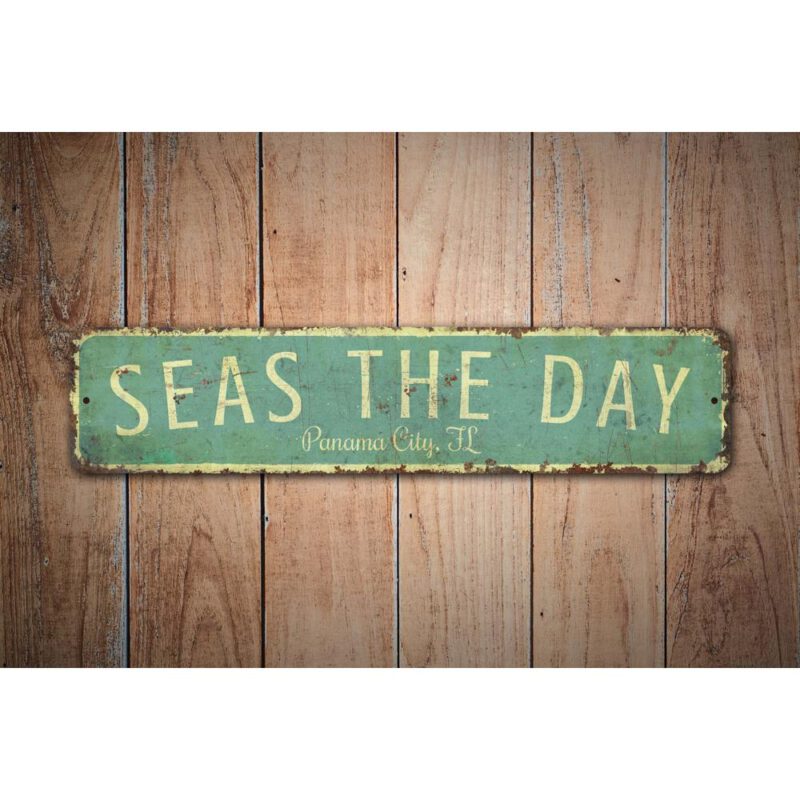 Seas-The-Day-Sign-Premium-Quality-Rustic-Metal-Sign-Images-2