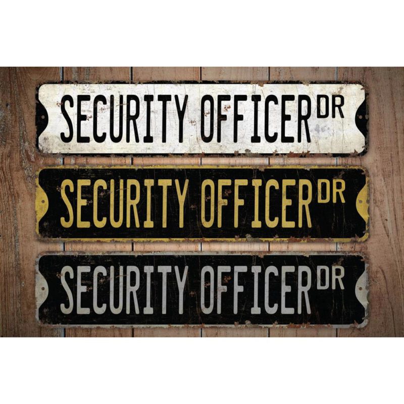 Security-Officer-Premium-Quality-Rustic-Metal-Sign-Images