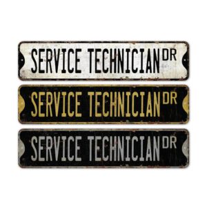 Service-Technician-Premium-Quality-Rustic-Metal-Sign-2