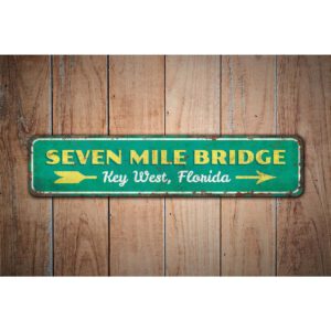 Seven-Mile-Bridge-Premium-Quality-Rustic-Metal-Sign-Images