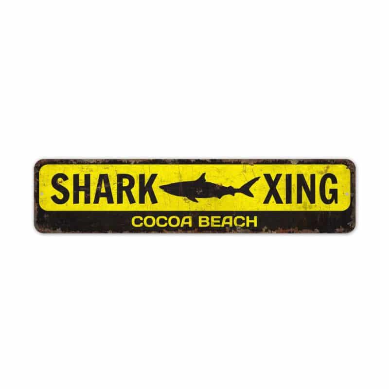 Shark-Crossing-Sign-Premium-Quality-Rustic-Metal-Sign-2