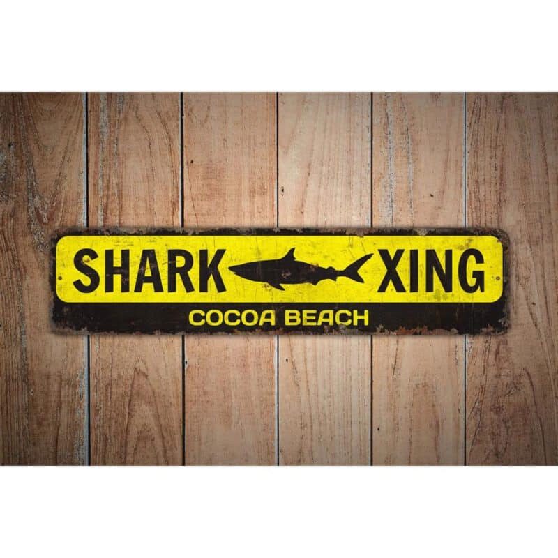 Shark-Crossing-Sign-Premium-Quality-Rustic-Metal-Sign-Images