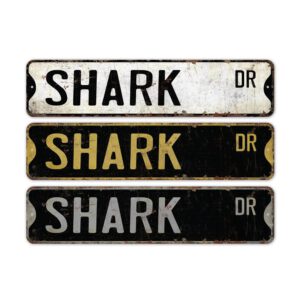 Shark-Premium-Quality-Rustic-Metal-Sign-2