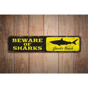 Sharks-Room-Sign-Premium-Quality-Rustic-Metal-Sign-Images