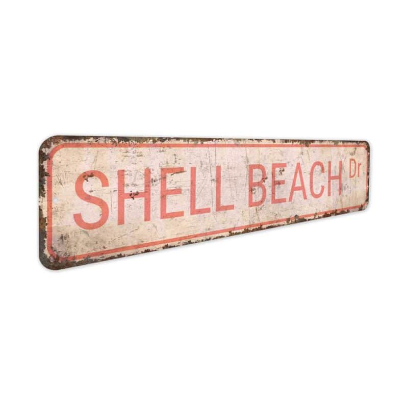 Shell-Beach-Sign-Premium-Quality-Rustic-Metal-Sign-3