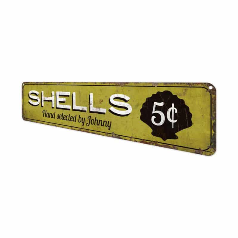 Shells-5-Cent-Sign-Premium-Quality-Rustic-Metal-Sign-4