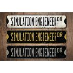 Simulation-Engineer-Premium-Quality-Rustic-Metal-Sign-Images