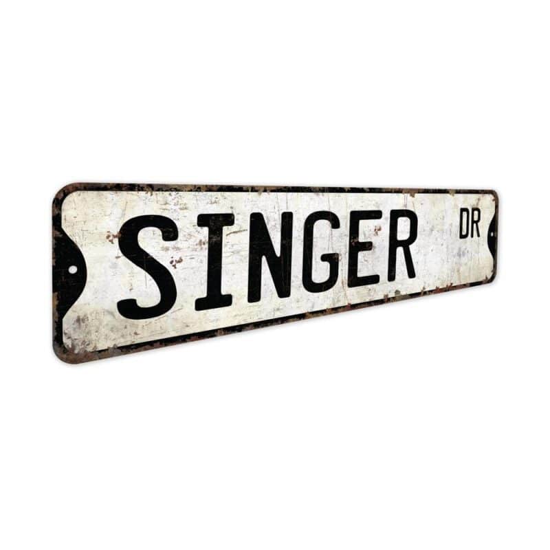 Singer-Premium-Quality-Rustic-Metal-Sign-3