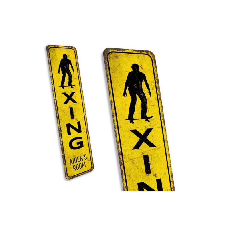 Skater-Xing-Sign-Premium-Quality-Rustic-Metal-Sign-3