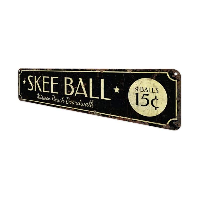 Skee-Ball-Premium-Quality-Rustic-Metal-4