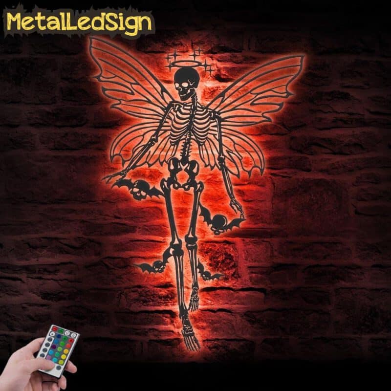 Skeleton-Fairy-skull-Metal-Wall-Art-Led-Light-5.jpg