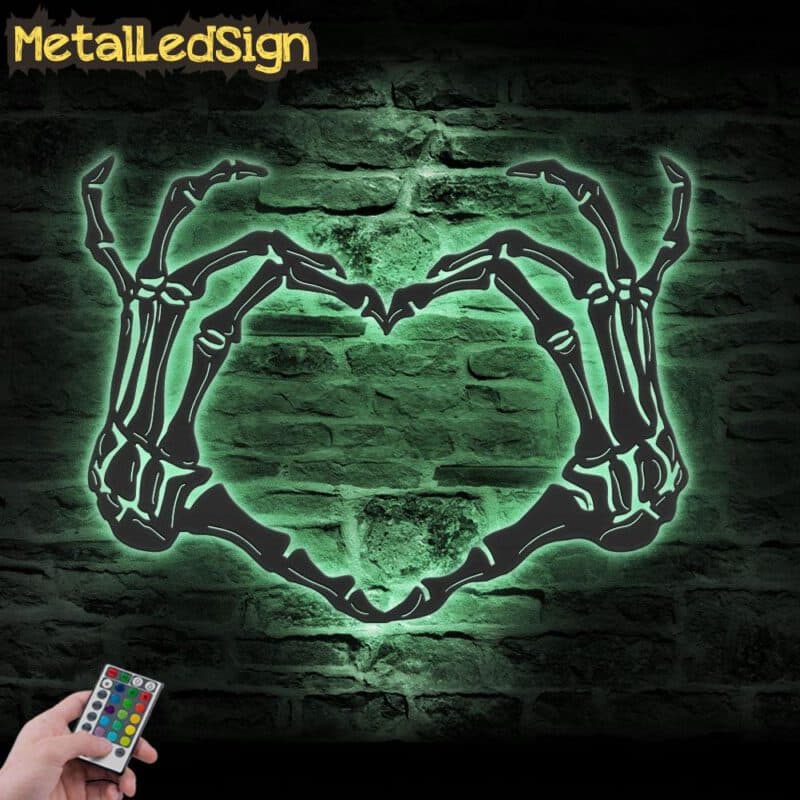 Skeleton-Hand-Heart-Metal-Wall-Art-LED-Light-7.jpg